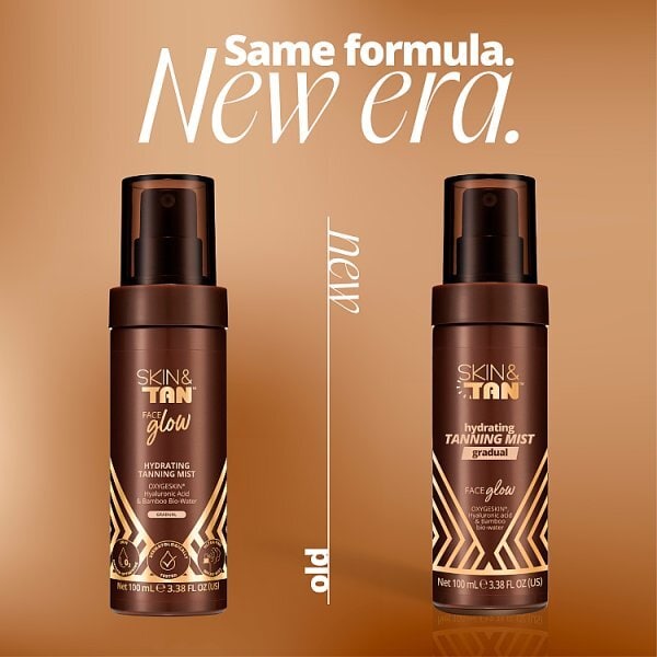 Skin & Tan Face Glow Hydrating Tanning Mist 100ml