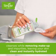 Simple Kind to Skin Hydrating Vegan Facial Cleanser 125ml