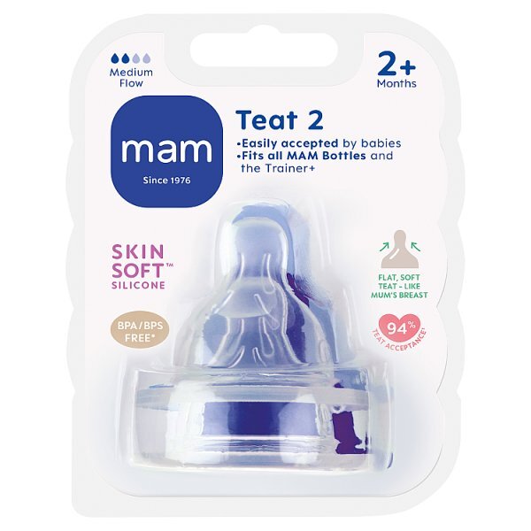 MAM Medium Flow Teats x2