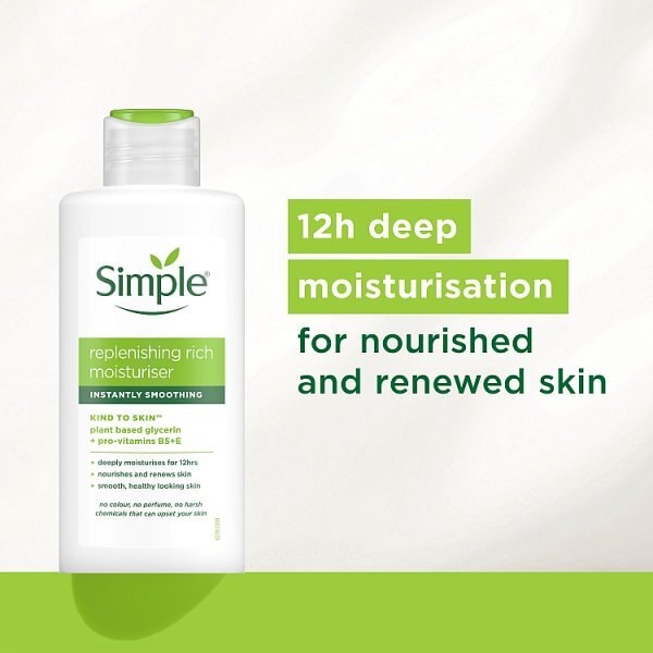 Simple Kind to Skin Replenishing Rich Face Moisturiser 125ml