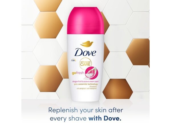 Dove Advanced Dragonfruit & Coconut Cream Anti-Perspirant Roll On 50ml
