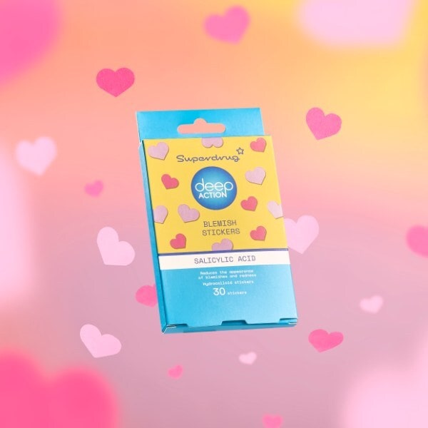 Deep Acton Hearts Pimple Patches 30s