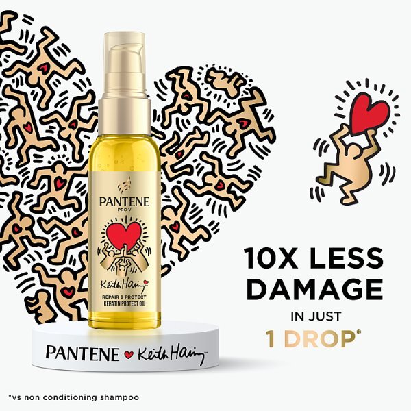 Pantene Keith Haring Repair & Protect Oil 100ml