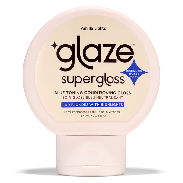 Glaze Supergloss Toning Conditioning Gloss Vanilla Lights 190ml