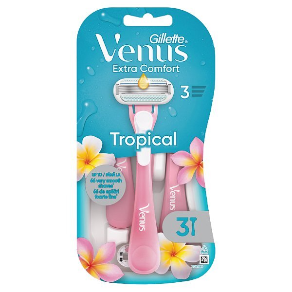 Venus Tropical Disposable Razors X3