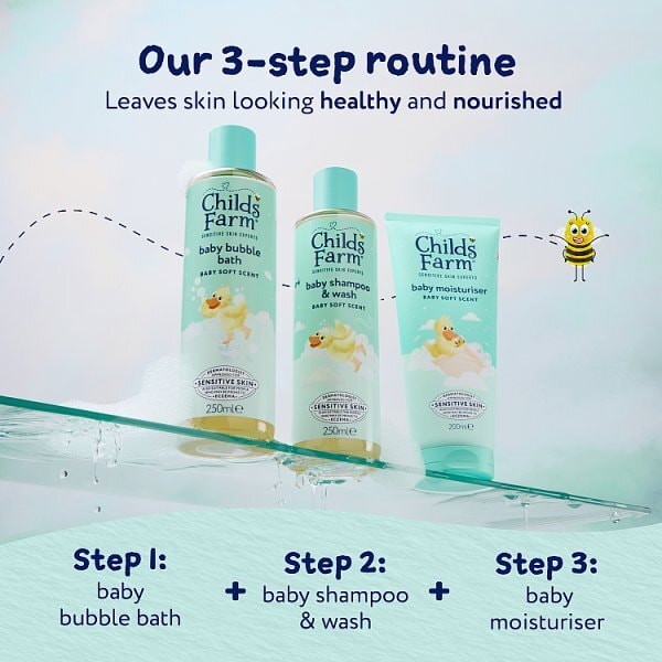 Childs Farm Baby Bubble Bath, Baby Soft Scent 250Ml