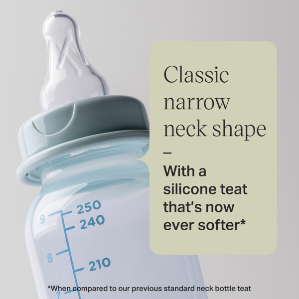 Tommee Tippee Classic Start Baby Bottles, Pack of 2, 250ml