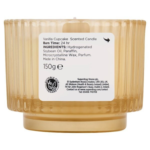 S/D 150G CANDLE VANILLA CUPCAKE