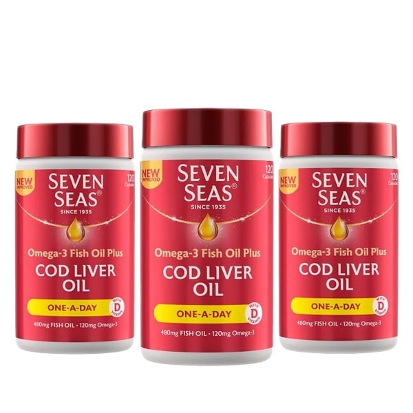 Seven Seas Cod Liver Oil One A Day Omega-3 Bundle