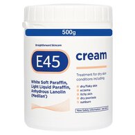 E45 Moisturising Cream for Dry Skin 500g