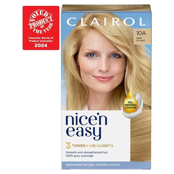 Clairol Nice'n Easy Hair Dye 10A Baby Blonde