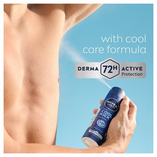 NIVEA MEN Anti-Perspirant Deodorant Spray, Cool Kick, 150ml