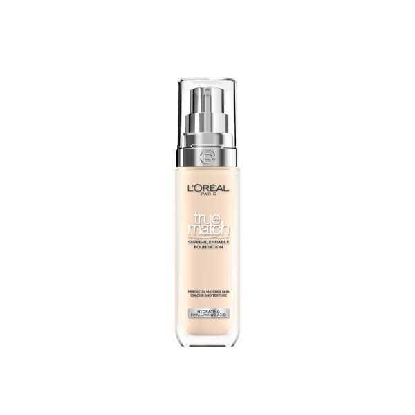 L'Oréal Paris True Match Liquid Foundation 1W Golden Ivory 30ml