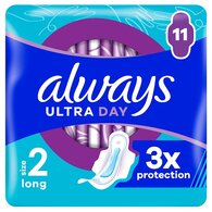 Always Ultra Sanitary Towels Long With Wings Size 2 X11