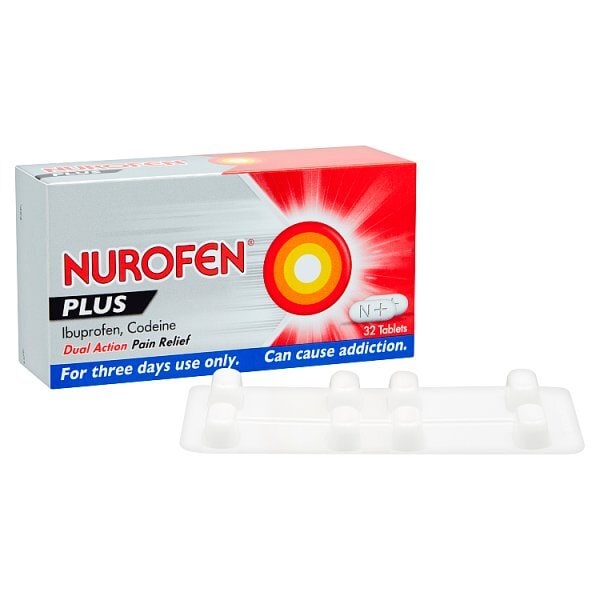 Nurofen Plus Ibuprofen Codeine Tablets 32s