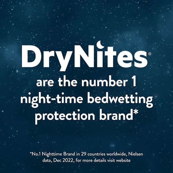 Huggies DryNites 8-15 Years Girl's Pyjama Pants x9