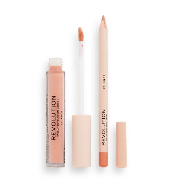 Revolution Ultimate Nude Lip Contour Kit Stunner