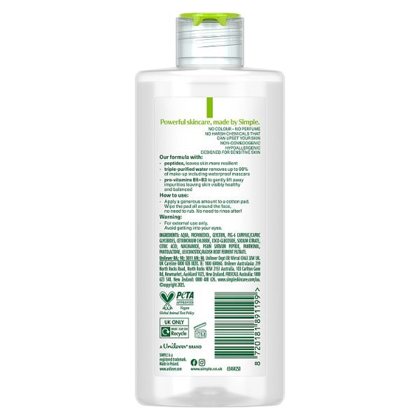 Simple Kind To Skin Micellar Water 200Ml