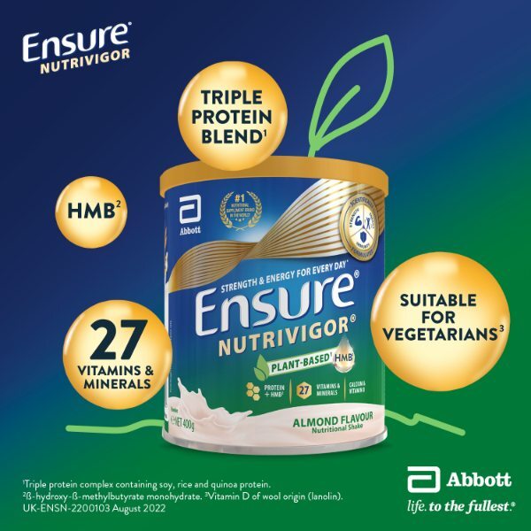 DNR Ensure Shake Plant Almond Flavour 400G