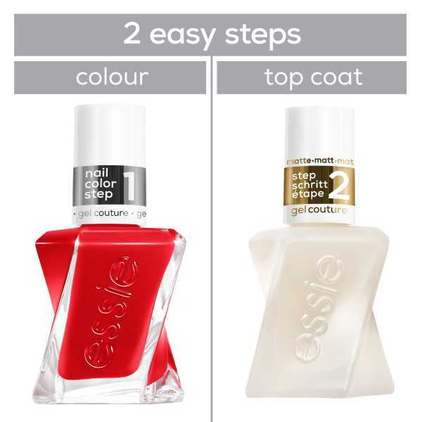 Essie Gel Couture Gel-Like Nail Polish Matte Top Coat