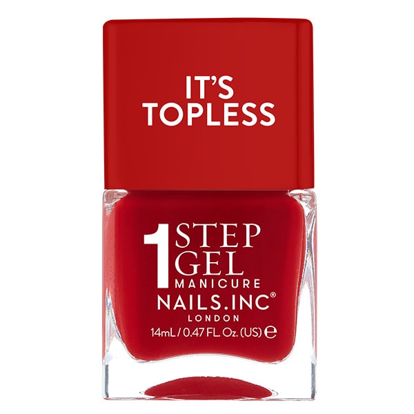 Nails.INC Its Topless Kendall Red Crème Polish 14ml