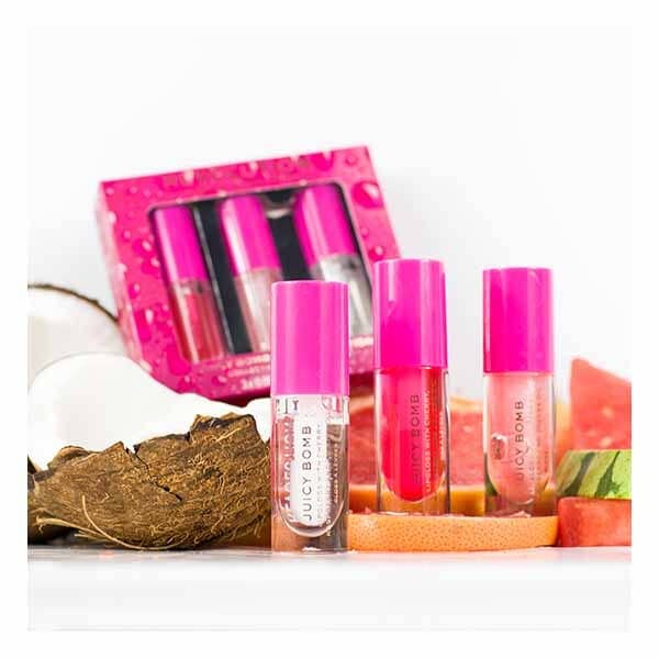 Revolution Juicy Bomb Mini Set Of 3 Lip Gloss