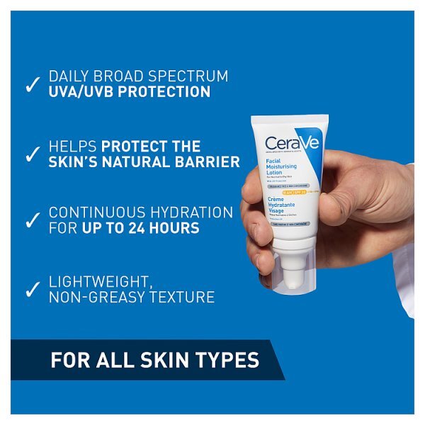 CeraVe AM Facial Moisturising Lotion SPF30 52ML
