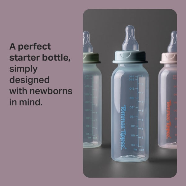 Tommee Tippee Classic Start Baby Bottles, Pack of 2, 250ml
