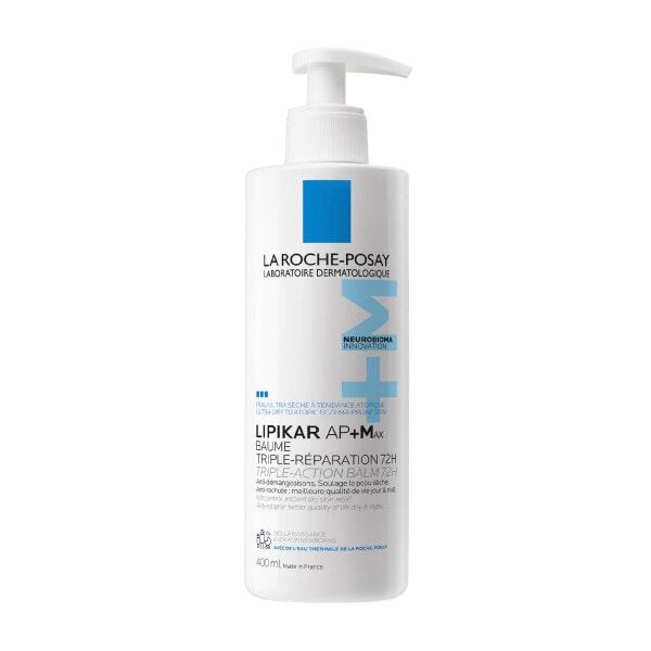La Roche-Posay LIPIKAR AP+Max Triple-Action Balm for Ultra-Dry to Atopic Eczema-Prone Skin 400ml