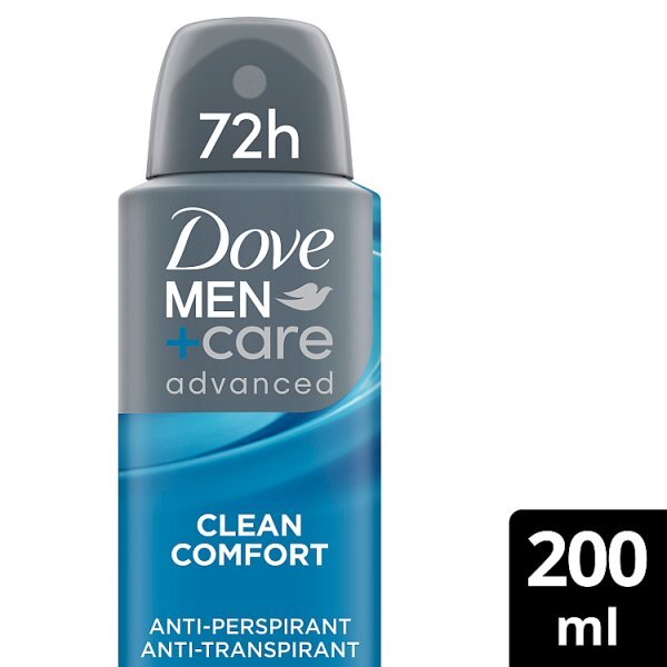 Dove Men+Care Advanced Clean Comfort Anti-Perspirant Aerosol 200 ml