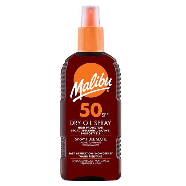Malibu SPF50 Dry Oil Spray 200ml