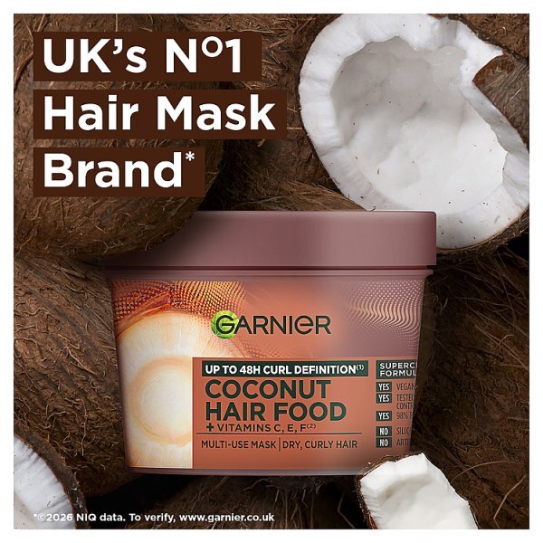 Garnier Ultimate Blends Hair Food Coconut Hair Mask 390ml