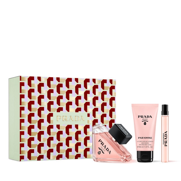 Prada Paradoxe Eau de Parfum 90ml, Travel Spray & Body Lotion Gift Set
