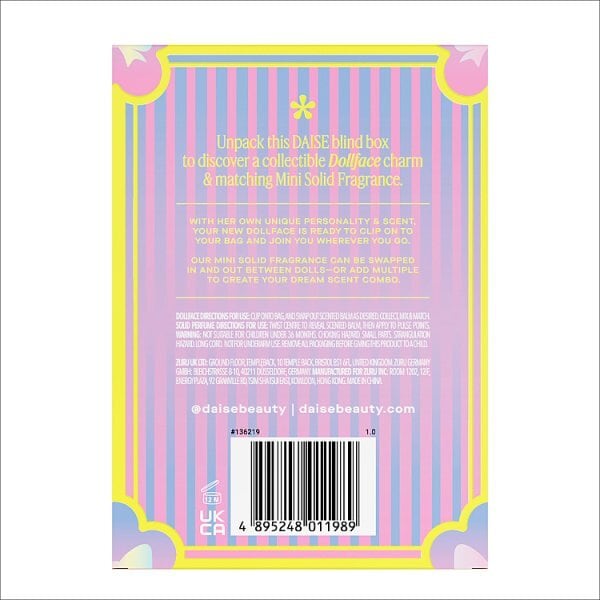 DAISE Mystery Dollface Charm & Mini Solid Fragrance, 1 Set