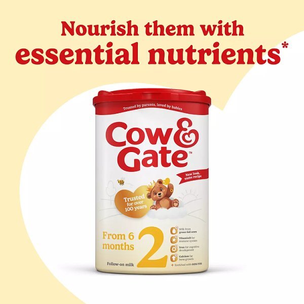 Cow & Gate 2 Follow On Baby Milk Formula 6-12 Months 800g