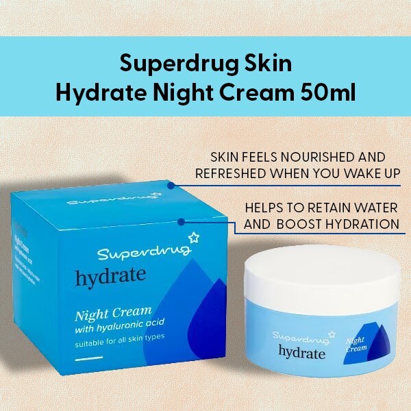 Superdrug Skin Hydrate Night Cream 50ml
