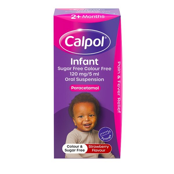 Calpol Infant 2+ Months Sugar & Colour Free Suspension 100ml