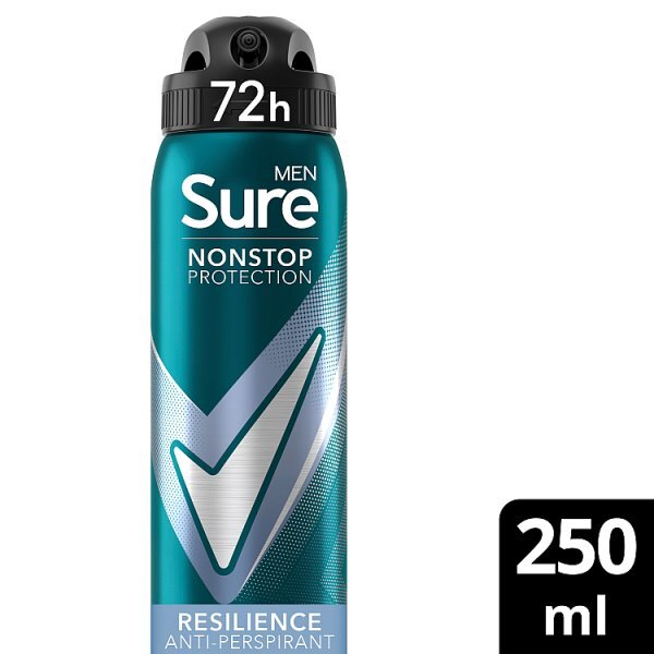 Sure Men Nonstop Protection Resilience Anti-Perspirant Aerosol 250 ml