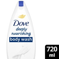 DNR Dove Deeply Nourishing bodywash Shower Gel 720ml