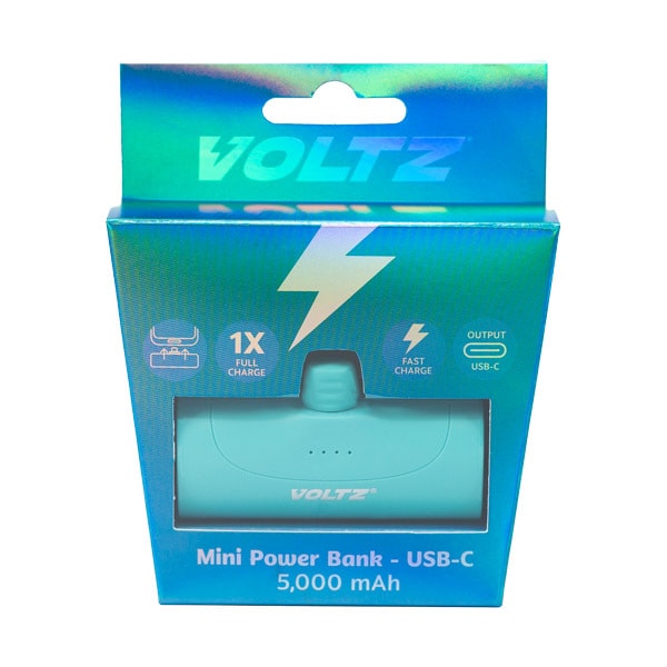 Voltz 5K Power Bank Usb-C Turquoise