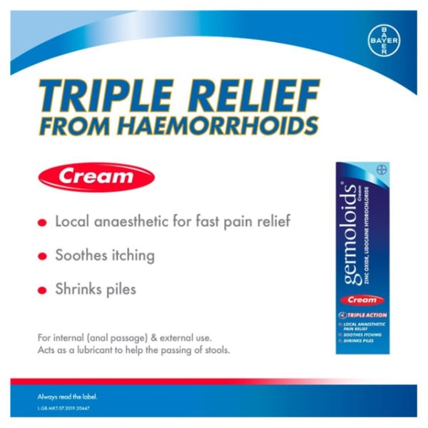 Germoloids Haemorrhoids-Piles Tablets &Triple Action Cream