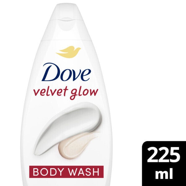 Dove Silky Velvet Body Wash Shower Gel 225Ml