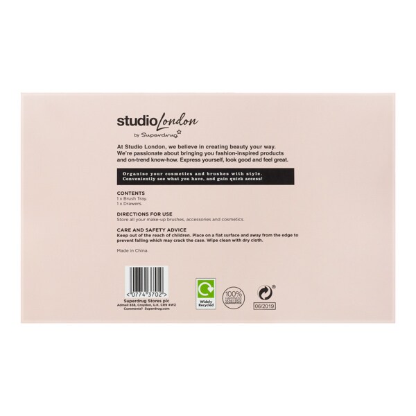 Superdrug Studio Cosmetic Organiser