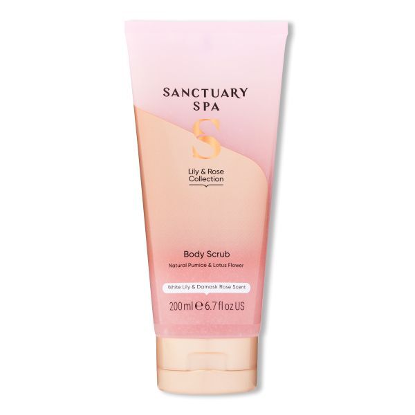 Sanctuary Spa White Lily & Damask Rose Body Scrub 200Ml