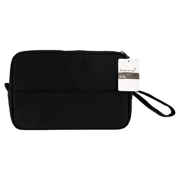 Superdrug Black Wash Bag