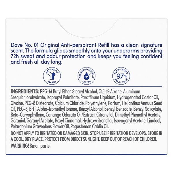 Dove Original Antiperspirant Refill 35ml