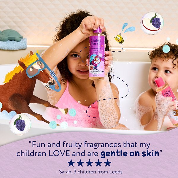 Childs Farm Hair & Body Wash, Blackberry & Apple 250Ml