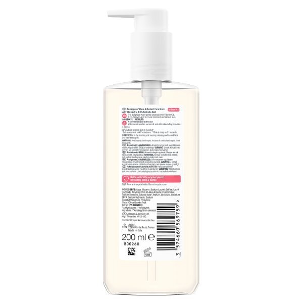 Neutrogena® Refreshingly Clear Facial Wash 200ml