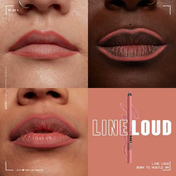 Nyx Professional Makeup Line Loud Lip Liner Born To Hustle