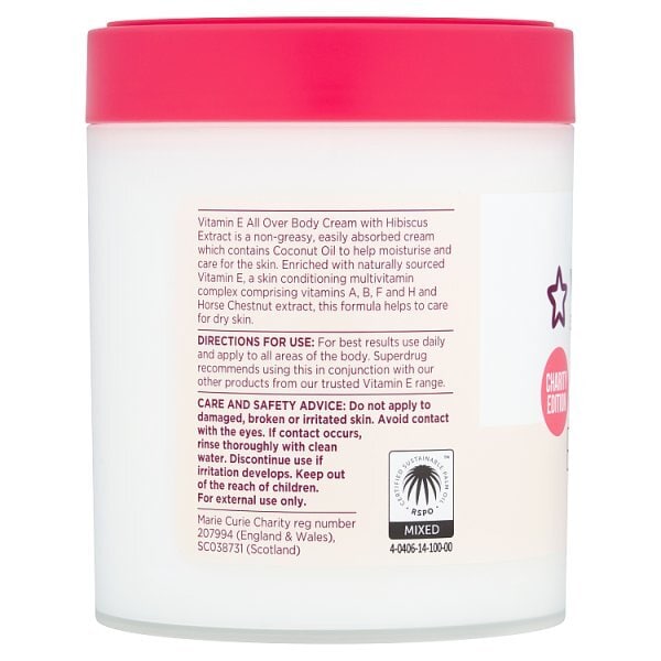 Vitamin E All Over Body Moisturiser Hibiscus 465ml